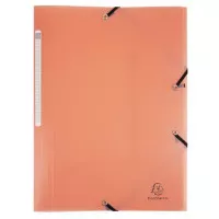 Gumis mappa, PP, A4, EXACOMPTA "Chromaline Pastel", korall Gumis mappa, PP, A4, EXACOMPTA "Chromaline Pastel", korall