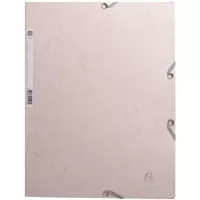 Gumis mappa, prespán, A4, EXACOMPTA "Skandi", nude Gumis mappa, prespán, A4, EXACOMPTA "Skandi", nude