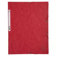 Gumis mappa, prespán, A4, EXACOMPTA, piros Gumis mappa, prespán, A4, EXACOMPTA, piros