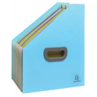 Harmonika iratpapucs, 265x325 mm, PP, 12 rekeszes, EXACOMPTA "Pop`NCo", ciánkék Harmonika iratpapucs, 265x325 mm, PP, 12 rekeszes, EXACOMPTA "Pop`NCo", ciánkék