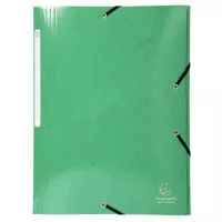 Gumis, mappa, karton, A4, EXACOMPTA "Iderama", sötét zöld Gumis, mappa, karton, A4, EXACOMPTA "Iderama", sötét zöld