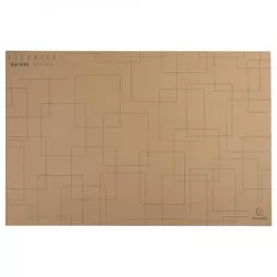 Könyökalátét, karton, 575x375 mm EXACOMPTA, "Eterneco®", barna