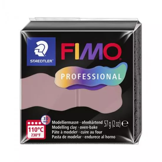 Gyurma, 57 g, égethető, FIMO "Professional", dusty pink Gyurma, 57 g, égethető, FIMO "Professional", dusty pink