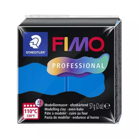 Gyurma, 57 g, égethető, FIMO "Professional", kék Gyurma, 57 g, égethető, FIMO "Professional", kék