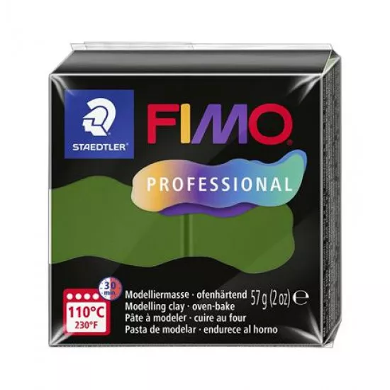 Gyurma, 57 g, égethető, FIMO "Professional", levélzöld Gyurma, 57 g, égethető, FIMO "Professional", levélzöld