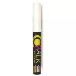 Krétamarker, 2,5 mm, 1 db/bliszter, FLEXOFFICE "Chalkmarker", fehér