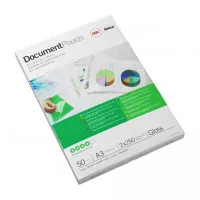 Meleglamináló fólia, 75 mikron, A3, fényes, GBC Meleglamináló fólia, 75 mikron, A3, fényes, GBC