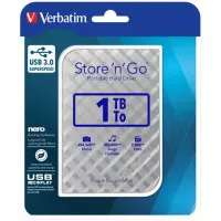 2,5" HDD (merevlemez), 1TB, USB 3.0, VERBATIM "Store n Go", ezüst 2,5" HDD (merevlemez), 1TB, USB 3.0, VERBATIM "Store n Go", ezüst