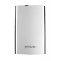 2,5" HDD (merevlemez), 2TB, USB 3.0, VERBATIM, ezüst
