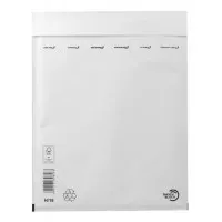 Légpárnás tasak, 290x370 mm külméret, 270x360 mm belméret, VICTORIA, "W8", fehér