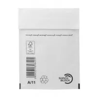 Légpárnás tasak, 125x175 mm külméret, 105x165 mm belméret, VICTORIA, "W1", fehér Légpárnás tasak, 125x175 mm külméret, 105x165 mm belméret, VICTORIA, "W1", fehér