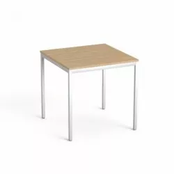 Általános asztal fémlábbal, 75x75 cm, MAYAH "Freedom SV-37", kőris