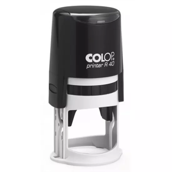 Bélyegző, COLOP "Printer R 40", fekete cserepárnával