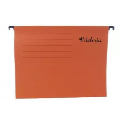 Függőmappa, karton, A4, VICTORIA, narancs