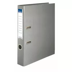 Iratrendező, 50 mm, A4, PP/karton, VICTORIA, "Basic", szürke Iratrendező, 50 mm, A4, PP/karton, VICTORIA, "Basic", szürke