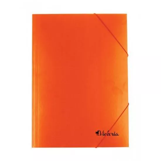 Gumis mappa, karton, A4, VICTORIA, narancs Gumis mappa, karton, A4, VICTORIA, narancs