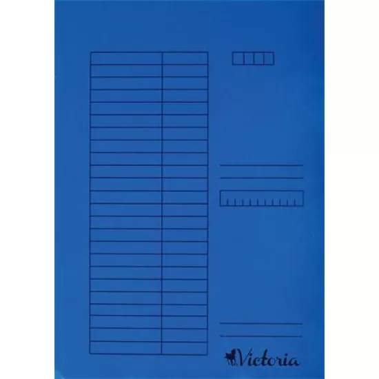 Gyorsfűző, karton, A4, VICTORIA, kék