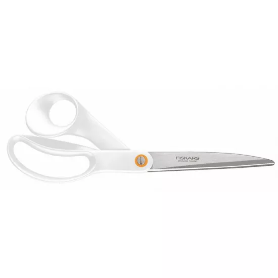 Olló, általános, 24 cm, FISKARS "Functional Form", fehér