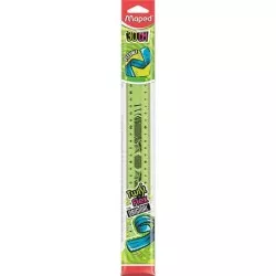 Vonalzó, műanyag, törhetetlen, 30 cm, MAPED "Twist`n Flex"