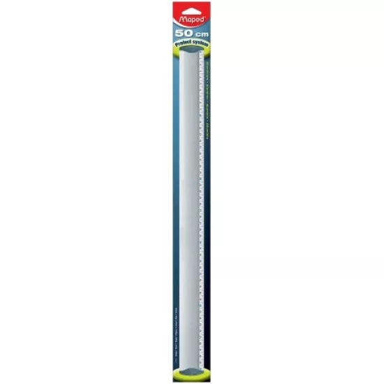 Vonalzó, alumínium, 50 cm, MAPED "Protect System"