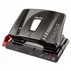 Lyukasztó, kétlyukú, 25 lap, fém, MAPED "Advanced", sötétbarna