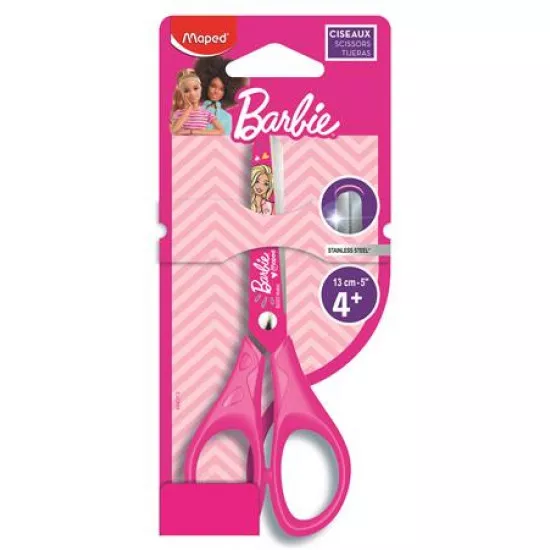 Olló, iskolai, 13 cm, MAPED "Barbie"
