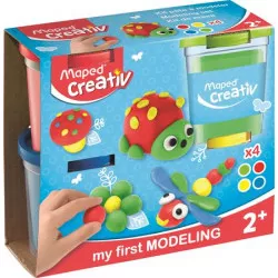 Gyurma készlet, 4×120 g, MAPED CREATIV, vegyes színek