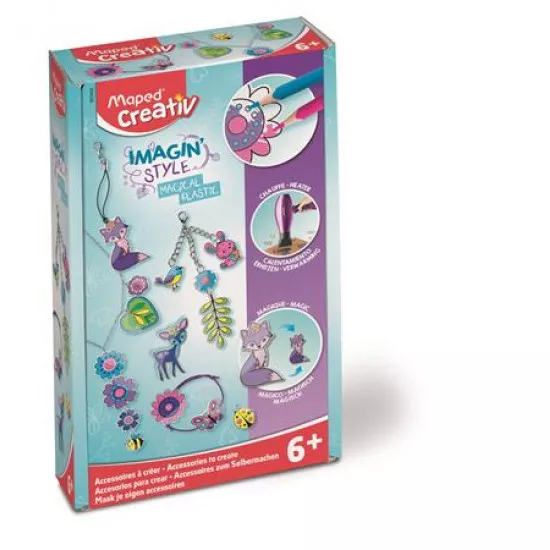 Mágikus ékszerkészítő készlet, MAPED, "Imagin` Style", Magical Plastic