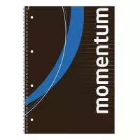 Spirálfüzet, A4, vonalas, 90 lap, perforált, lyukasztott, VICTORIA, "Momentum" Spirálfüzet, A4, vonalas, 90 lap, perforált, lyukasztott, VICTORIA, "Momentum"