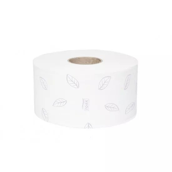 Toalettpapír, T2 rendszer, 3 rétegű, 18,7 cm ámérő, Premium, TORK "Mini Jumbo", fehér
