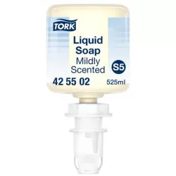 Folyékony szappan, 0,525 l, S5 rendszer, TORK "Mini", enyhén illatosított, világos sárga