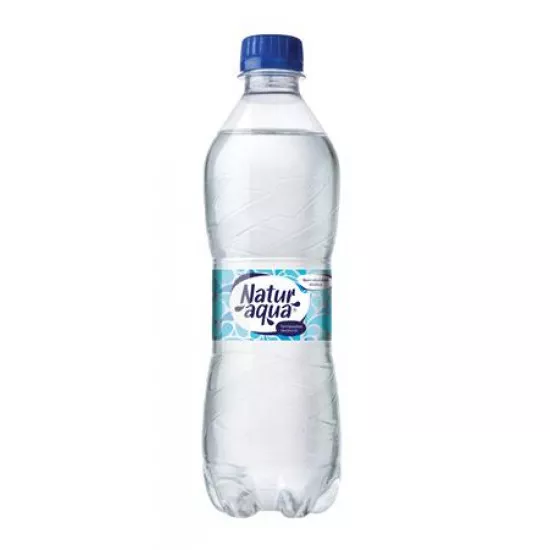 Ásványvíz, szénsavas, NATUR AQUA, 0,5 l