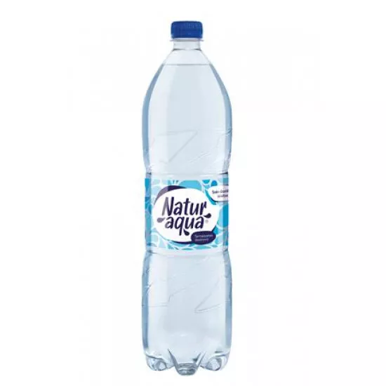 Ásványvíz, szénsavas, NATUR AQUA, 1,5 l