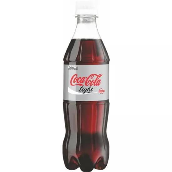 Üdítőital, szénsavas, 0,5 l, COCA COLA "Coca Cola Light"