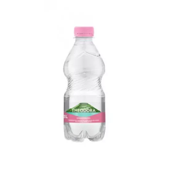 Ásványvíz, szénsavmentes, pet palack, THEODORA,  0,33 l "Kereki"