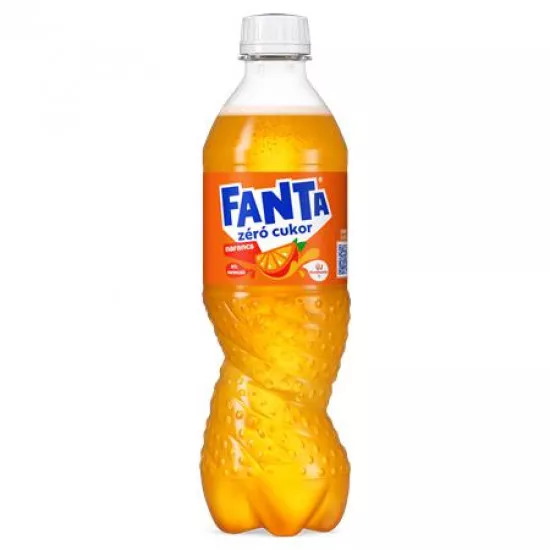Üdítőital, szénsavas, 0,5 l, FANTA "Fanta Zero"