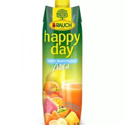 Gyümölcslé, 100%, 1l, RAUCH "Happy day", multivitamin mild
