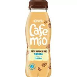 Kávés tejital, 0,25l, RAUCH "Cafemio Latte Macchiato Vanilla", extra mild