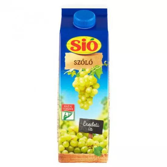 Gyümölcsital, 12%, 1 l, SIÓ, szőlő