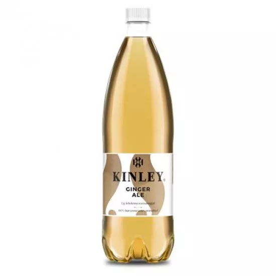 Üdítőital, szénsavas, 1,5 l, KINLEY, gyömbér-rozmaring
