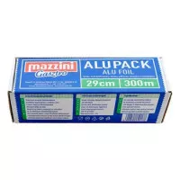 Alufólia, 29 cm x 300 m, 9 µ, erős, MAZZINI "Gasztro" Alufólia, 29 cm x 300 m, 9 µ, erős, MAZZINI "Gasztro"