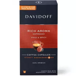 Kávékapszula, 10 db, DAVIDOFF "Rich Aroma"