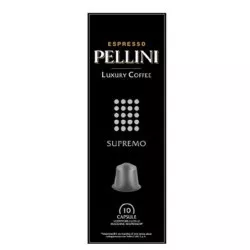 Kávékapszula, Nespresso® kompatibilis, 10 db, PELLINI, "Supremo"