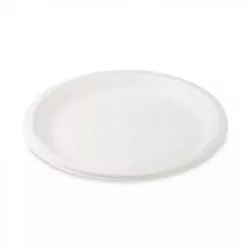 Tányér, PLA, lebomló, 22,8 cm, 50 db, "Party"