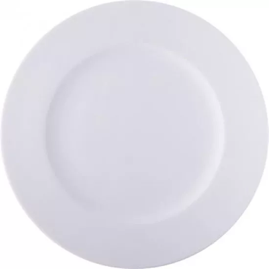 Lapostányér, fehér, 27 cm, 6 db-os szett "Economic"