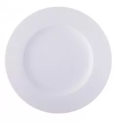 Csemegetányér, fehér, 21 cm, 6 db-os szett "Economic"