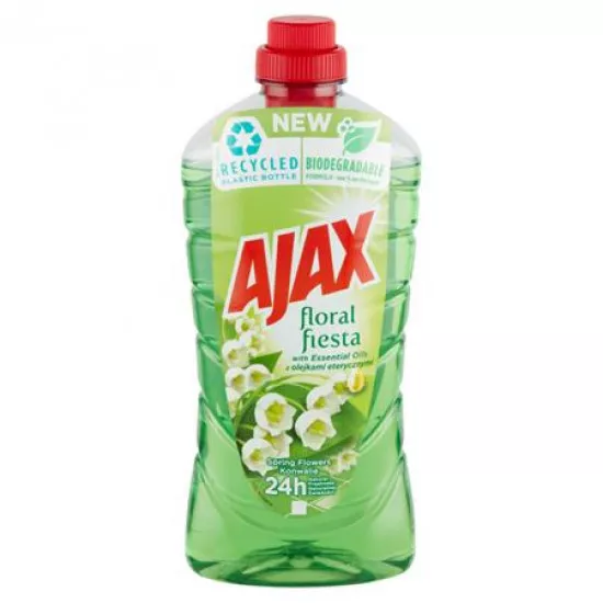 Általános tisztítószer, 1 l,  AJAX, gyöngyvirág, zöld