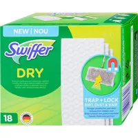 Száraz padlótörlő kendő, utántöltő, 18 db, SWIFFER "Dry" Száraz padlótörlő kendő, utántöltő, 18 db, SWIFFER "Dry"