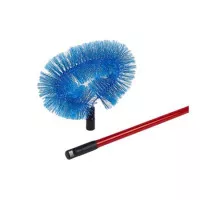 Pókhálózó kefe, ovális, teleszkópos nyéllel Pókhálózó kefe, ovális, teleszkópos nyéllel