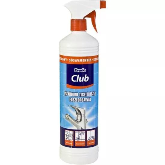 Vízkőoldó, foszforsavval, 1 l, szórófejes, BRADOCLUB Vízkőoldó, foszforsavval, 1 l, szórófejes, BRADOCLUB